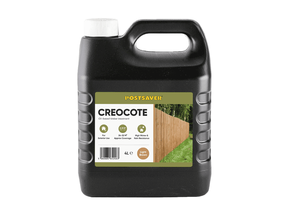 Creocote Light Brown Wood Treatment 4 Litre Postsaver Shop